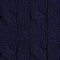 Boys 8-20 Cable-Knit Cotton V-Neck Cardigan