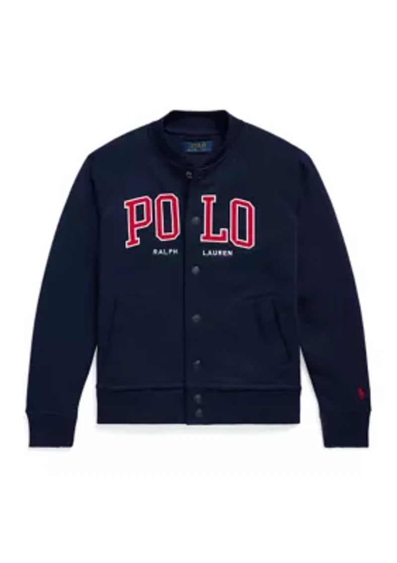 Boys 8-20 Logo Fleece Baseball Jacket