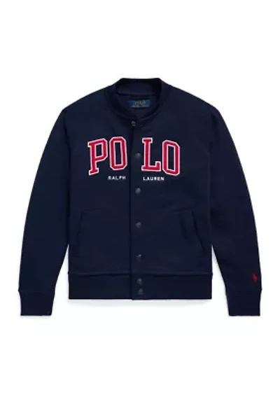 Boys 8-20 Logo Fleece Baseball Jacket