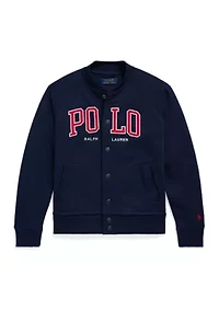Boys 8-20 Logo Fleece Baseball Jacket