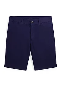 Boys 8-20 Straight Fit Linen Cotton Shorts