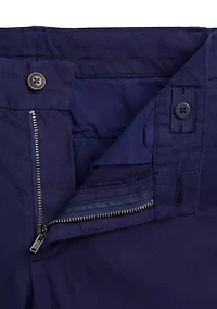 Boys 8-20 Straight Fit Linen Cotton Shorts