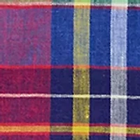 Boys 8-20 Plaid Linen Short-Sleeve Shirt