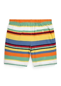 Boys 8-20 Striped Cotton Mesh Shorts