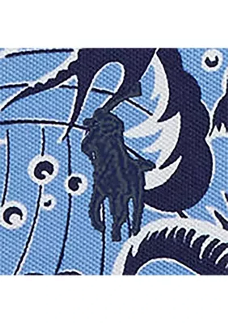 Boys 8-20 Reef Print Cotton Mesh Polo Shirt