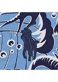 Boys 8-20 Reef Print Cotton Mesh Polo Shirt