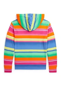 Boys 8-20 Striped Spa Terry Full Zip Hoodie