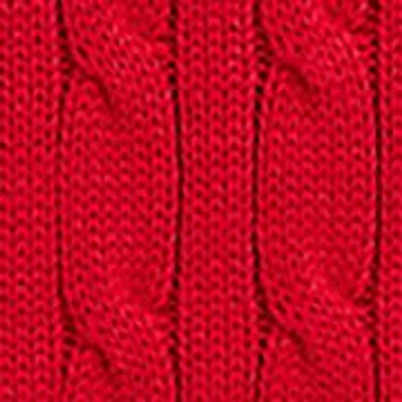 Boys 8-20 Polo Bear Cable Knit Cotton Sweater