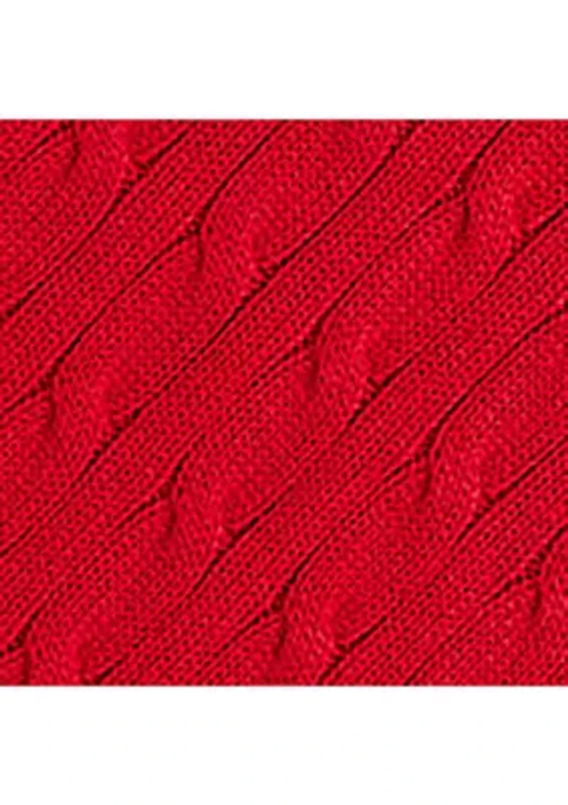 Boys 8-20 Polo Bear Cable Knit Cotton Sweater