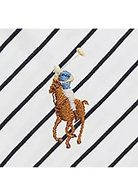 Boys 8-20 Striped Cotton 1/4 Zip Pullover