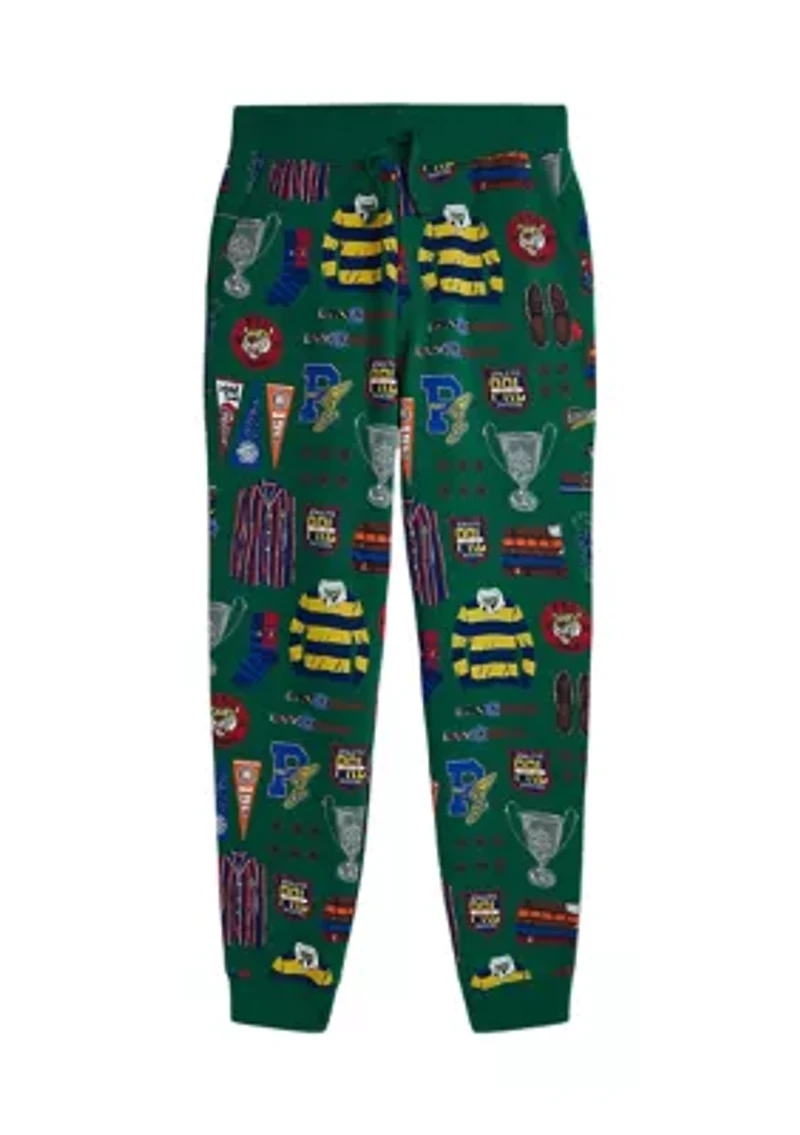 Boys 8-20 Fleece Graphic Jogger Pants