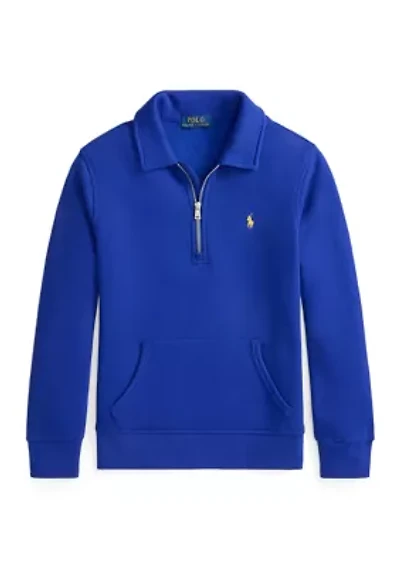 Boys 8-20 Fleece Quarter-Zip Pullover
