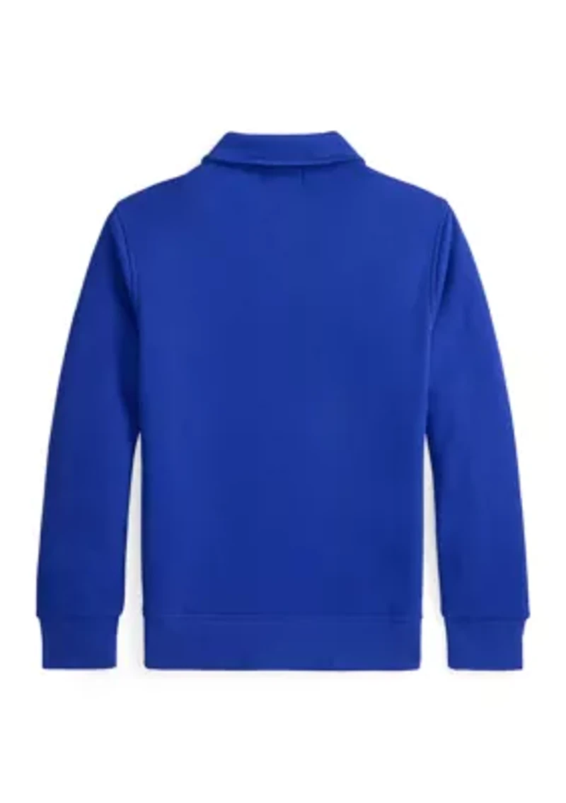 Boys 8-20 Fleece Quarter-Zip Pullover