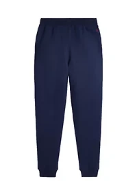 Boys 8-20 Fleece Letterman Jogger Pants