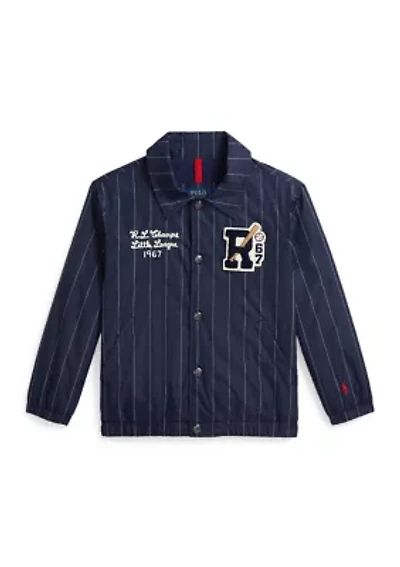 Boys 8-20 Baseball Inspired Coach’s Jacket