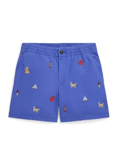 Boys 8-20 Polo Prepster Embroidered Chino Shorts
