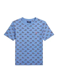 Boys 8-20 Car Printed Cotton Jersey T-Shirt