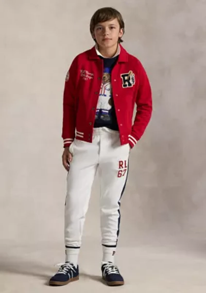 Boys 8-20 Logo Double Knit Jogger Pants