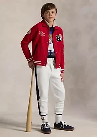 Boys 8-20 Logo Double Knit Jogger Pants