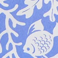 Boys 8-20 Sea Printed Cotton Short Sleeve Shirt