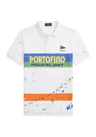 Boys 8-20 Nautical Cotton Mesh Polo Shirt