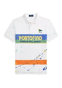Boys 8-20 Nautical Cotton Mesh Polo Shirt