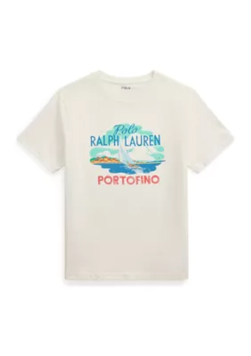 Boys 8-20 Logo Cotton Jersey Graphic T-Shirt