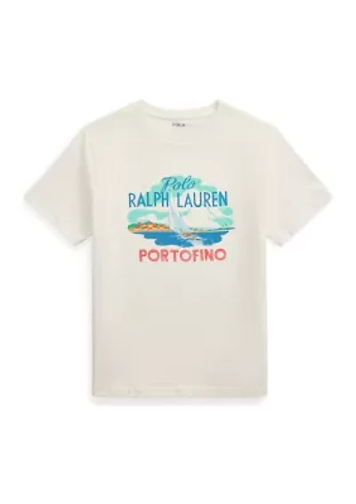 Boys 8-20 Logo Cotton Jersey Graphic T-Shirt