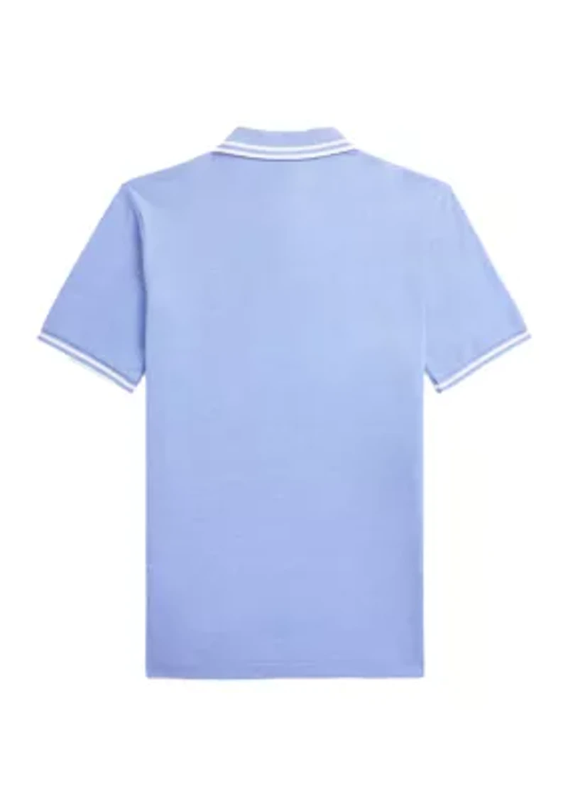 Boys 8-20 Oxford Mesh Polo Shirt