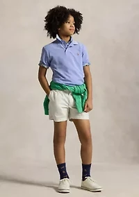 Boys 8-20 Oxford Mesh Polo Shirt