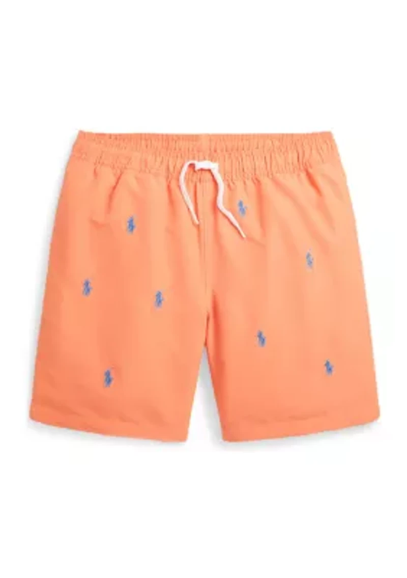 Boys 8-20 Traveler Polo Pony Swim Trunks