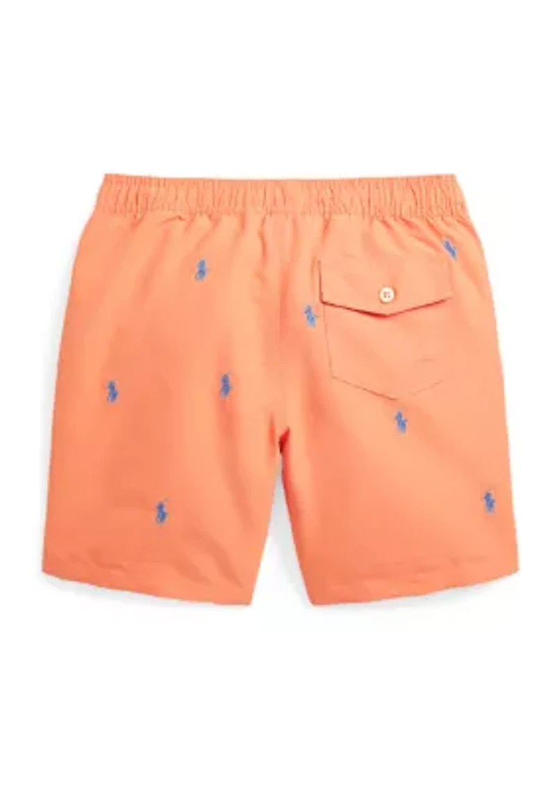 Boys 8-20 Traveler Polo Pony Swim Trunks