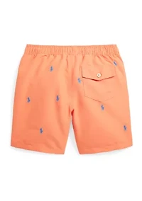 Boys 8-20 Traveler Polo Pony Swim Trunks