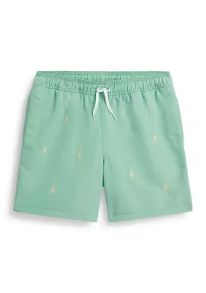 Boys 8-20 Traveler Polo Pony Swim Trunk