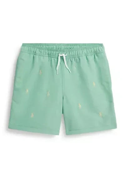 Boys 8-20 Traveler Polo Pony Swim Trunk