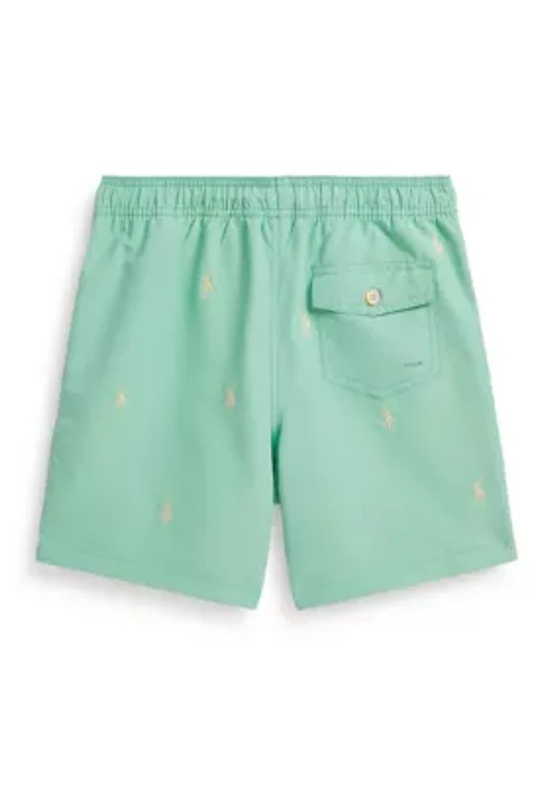 Boys 8-20 Traveler Polo Pony Swim Trunk