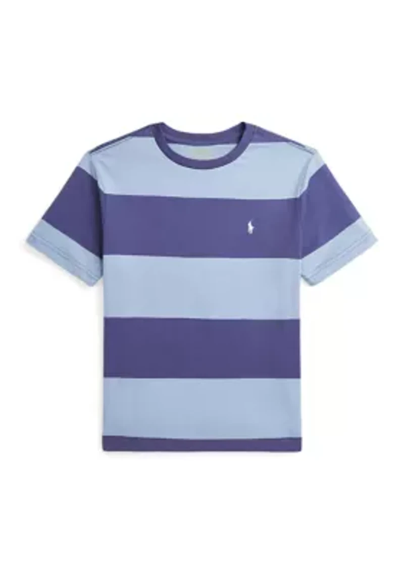 Boys - Striped Cotton Jersey T-Shirt