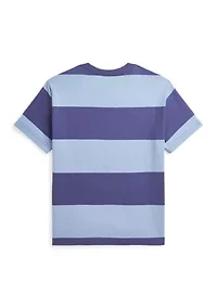 Boys - Striped Cotton Jersey T-Shirt