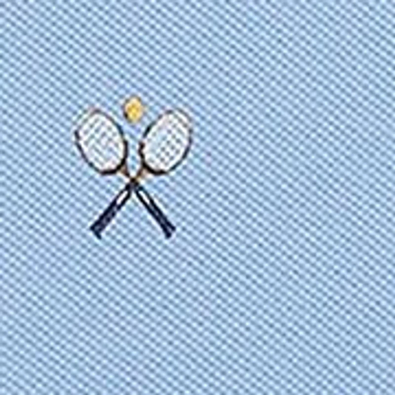 Boys 8-20 Tennis-Print Cotton Mesh Polo Shirt