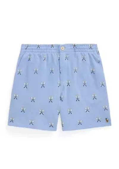 Boys 8-20 Polo Prepster Tennis-Print Mesh Shorts