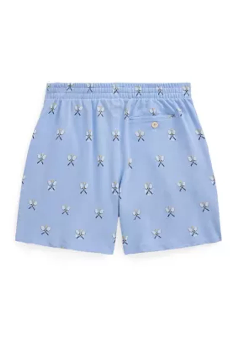 Boys 8-20 Polo Prepster Tennis-Print Mesh Shorts