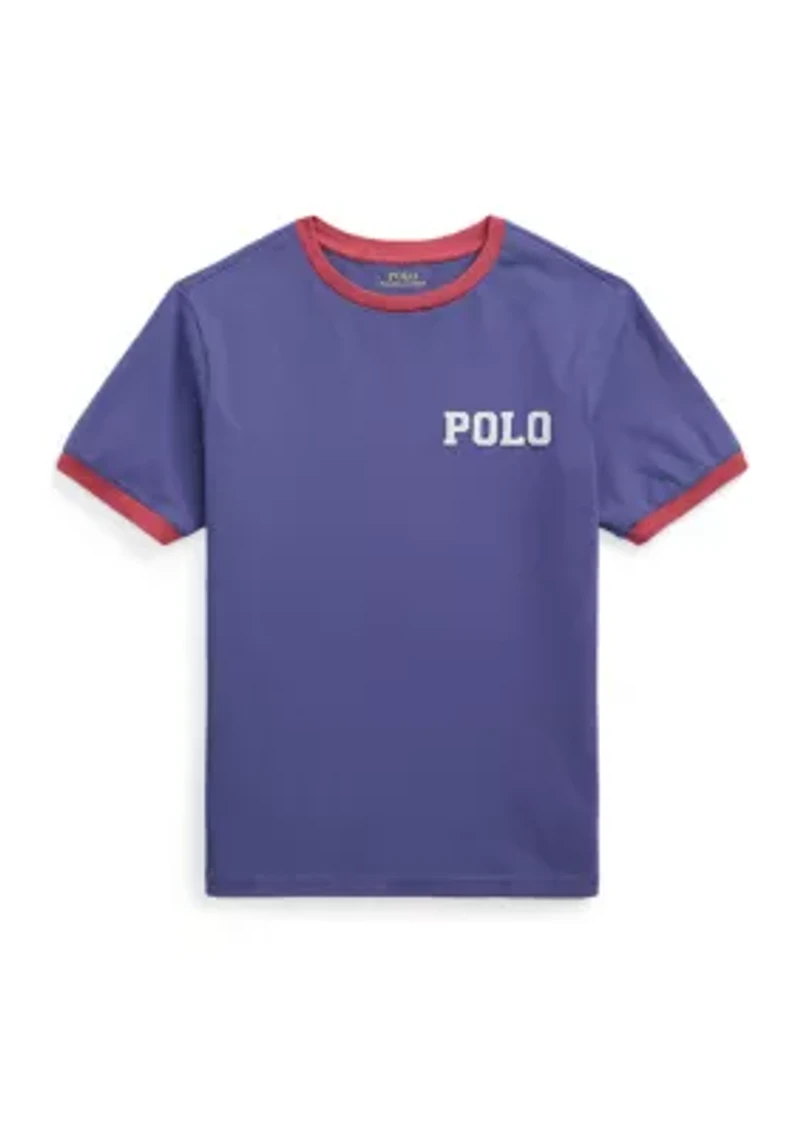Boys 8-20 Logo Cotton Jersey Ringer T-Shirt