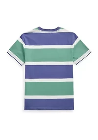 Boys 8-20 Polo Bear Striped Cotton Jersey T-Shirt