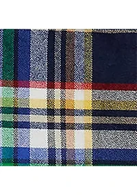 Boys - Plaid Brushed Cotton Oxford Work shirt