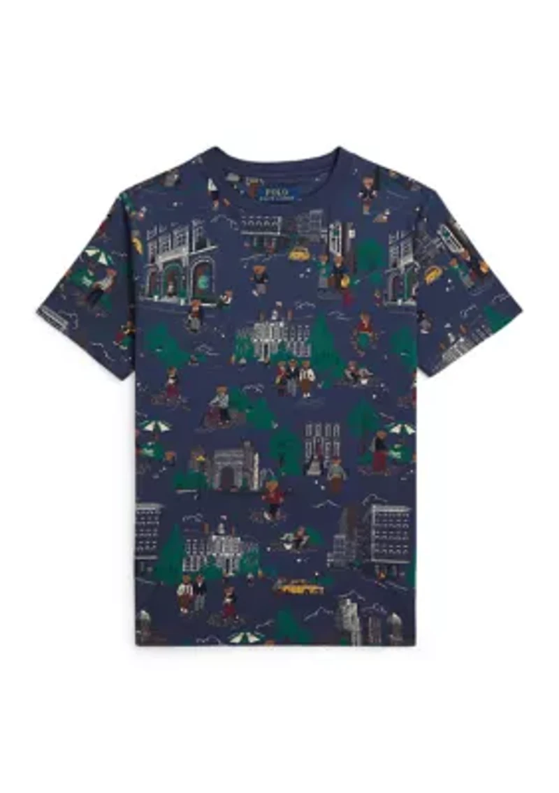 Boys - Polo Bear Cotton Jersey T-Shirt