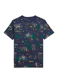 Boys - Polo Bear Cotton Jersey T-Shirt