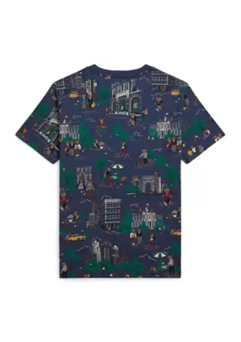 Boys - Polo Bear Cotton Jersey T-Shirt