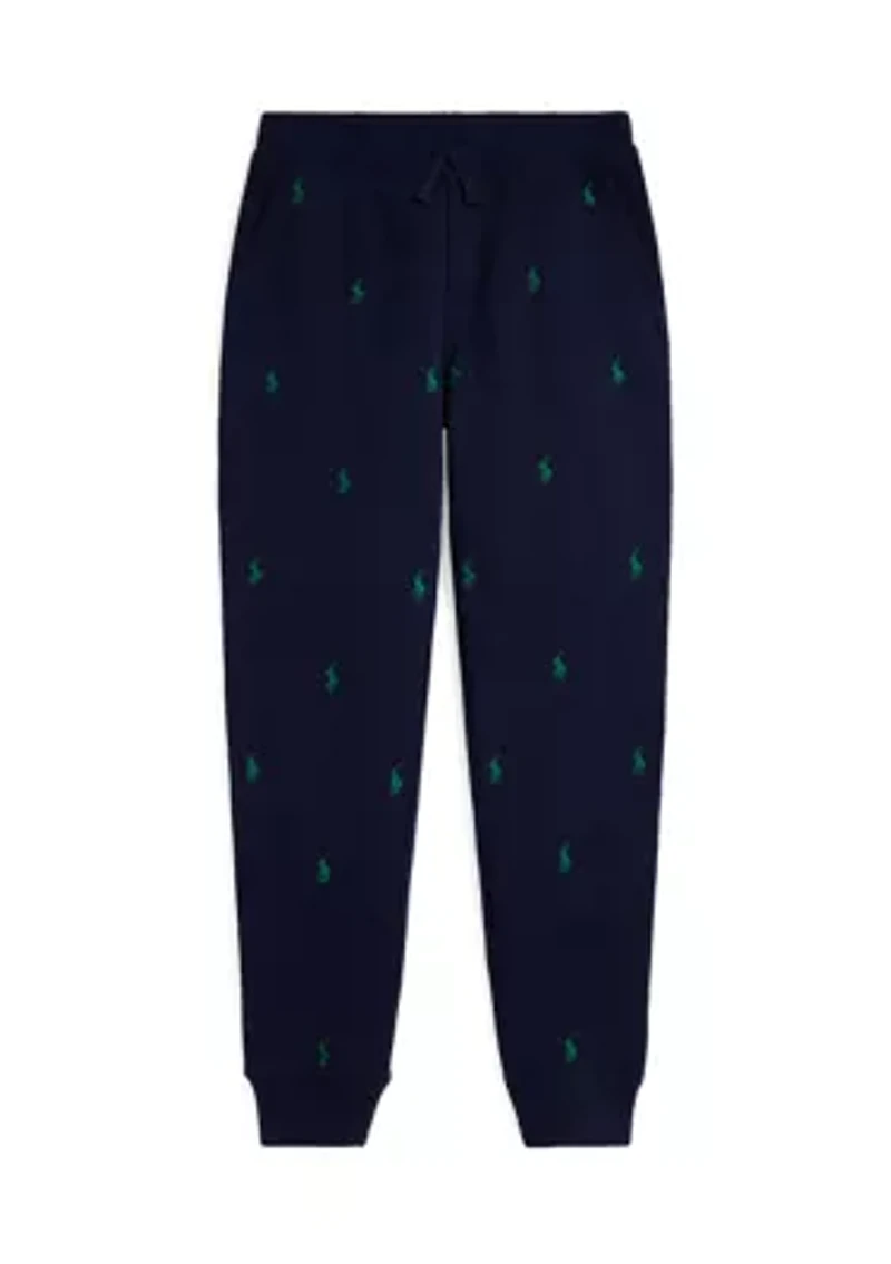 Boys 8-20 Polo Pony Fleece Jogger Pants