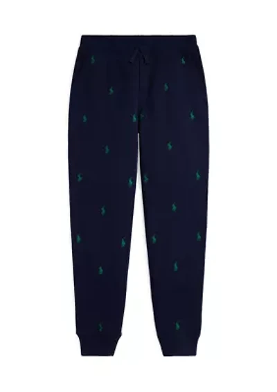 Boys 8-20 Polo Pony Fleece Jogger Pants