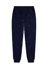 Boys 8-20 Polo Pony Fleece Jogger Pants